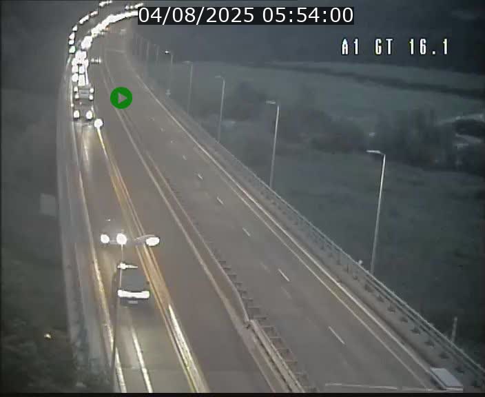 <h2>Traffic live webcam Luxembourg Niederanven - A1 direction Allemagne - BK 16.1</h2>
