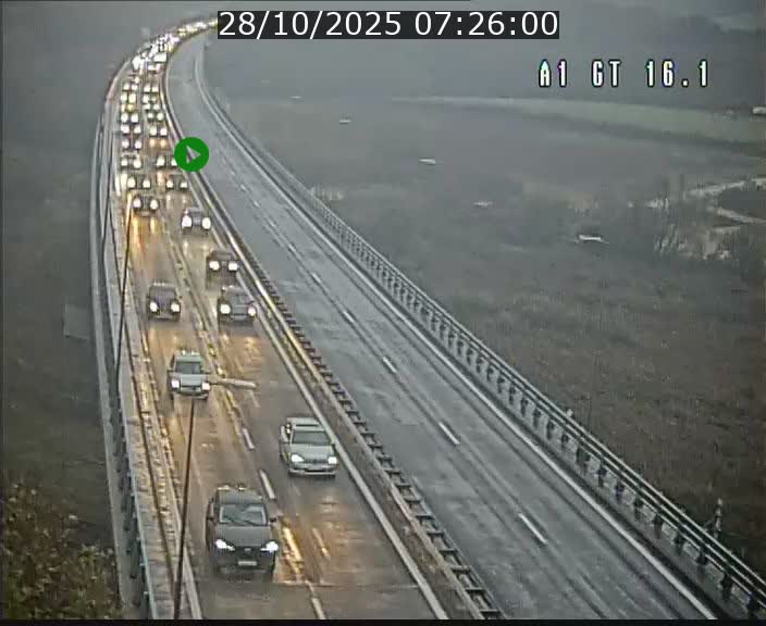 <h2>Traffic live webcam Luxembourg Niederanven - A1 direction Allemagne - BK 16.1</h2>