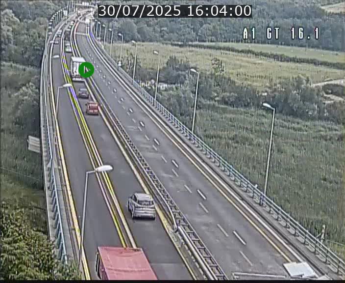 <h2>Traffic live webcam Luxembourg Niederanven - A1 direction Allemagne - BK 16.1</h2>