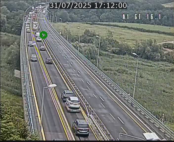 <h2>Traffic live webcam Luxembourg Niederanven - A1 direction Allemagne - BK 16.1</h2>