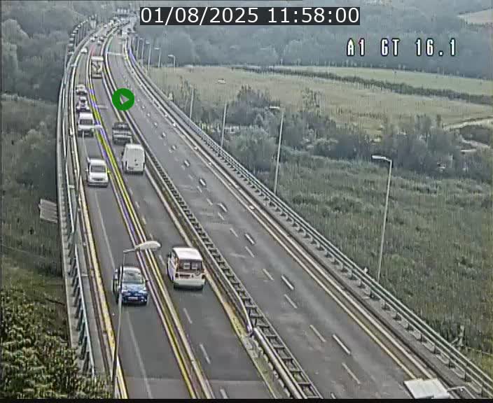 <h2>Traffic live webcam Luxembourg Niederanven - A1 direction Allemagne - BK 16.1</h2>