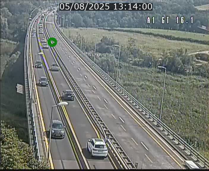 <h2>Traffic live webcam Luxembourg Niederanven - A1 direction Allemagne - BK 16.1</h2>