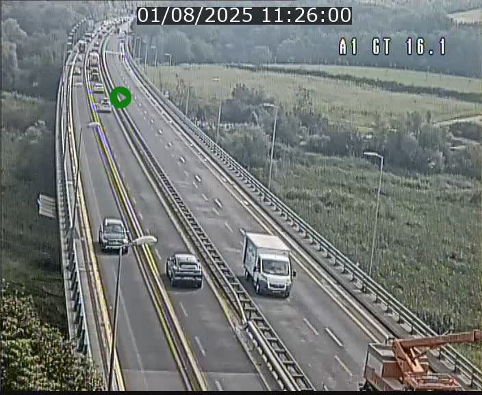 <h2>Traffic live webcam Luxembourg Niederanven - A1 direction Allemagne - BK 16.1</h2>