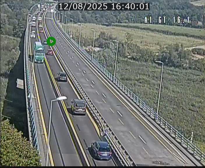 <h2>Traffic live webcam Luxembourg Niederanven - A1 direction Allemagne - BK 16.1</h2>