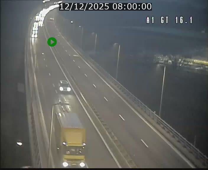 <h2>Traffic live webcam Luxembourg Niederanven - A1 direction Allemagne - BK 16.1</h2>