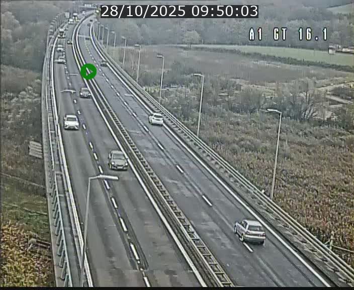 <h2>Traffic live webcam Luxembourg Niederanven - A1 direction Allemagne - BK 16.1</h2>
