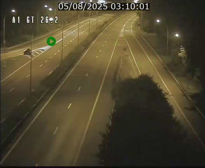 Traffic live webcam Luxembourg Grevenmacher - A1 direction Allemagne - BK 26.2