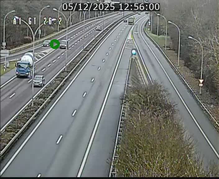 <h2>Traffic live webcam Luxembourg Grevenmacher - A1 direction Allemagne - BK 26.2</h2>