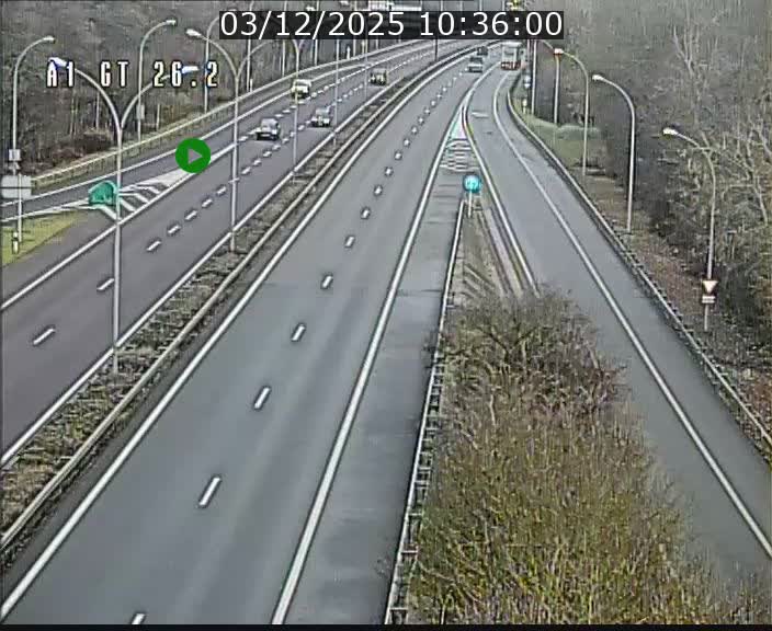 <h2>Traffic live webcam Luxembourg Grevenmacher - A1 direction Allemagne - BK 26.2</h2>