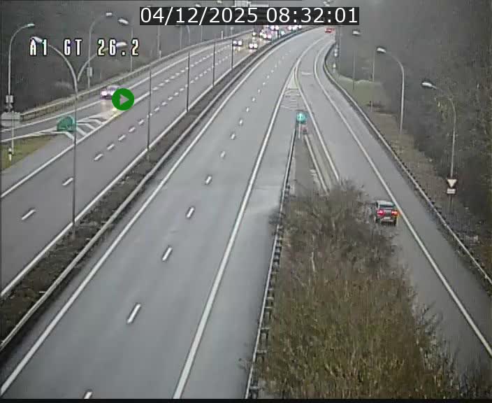 <h2>Traffic live webcam Luxembourg Grevenmacher - A1 direction Allemagne - BK 26.2</h2>