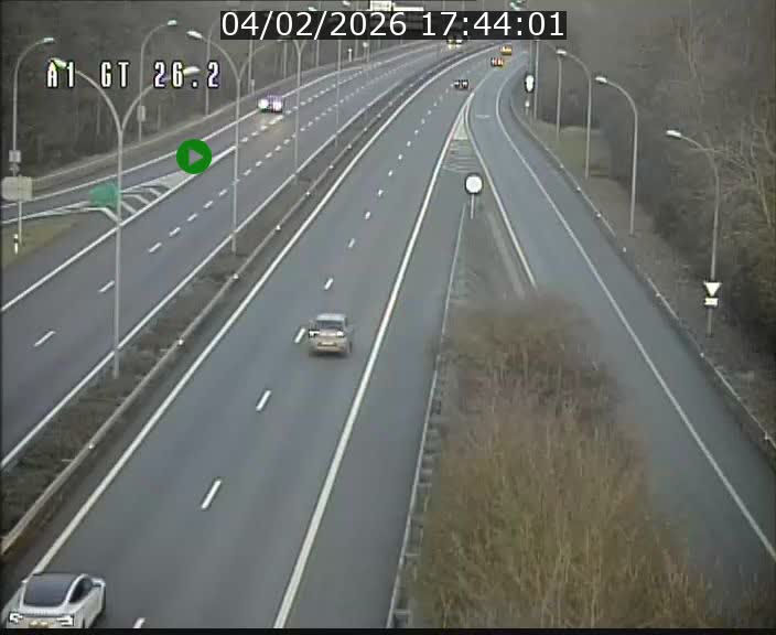 <h2>Traffic live webcam Luxembourg Grevenmacher - A1 direction Allemagne - BK 26.2</h2>