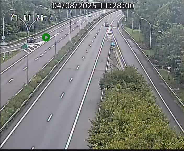 <h2>Traffic live webcam Luxembourg Grevenmacher - A1 direction Allemagne - BK 26.2</h2>