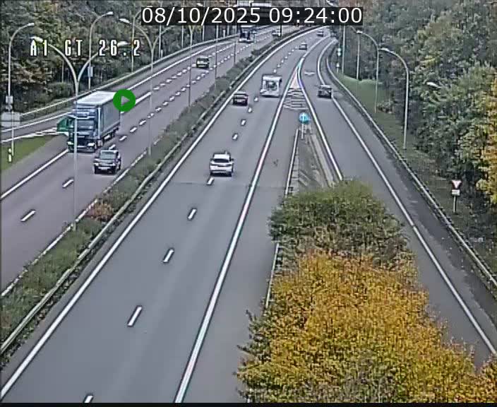 <h2>Traffic live webcam Luxembourg Grevenmacher - A1 direction Allemagne - BK 26.2</h2>