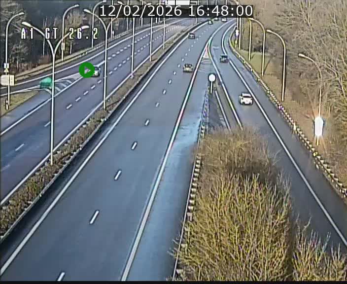 <h2>Traffic live webcam Luxembourg Grevenmacher - A1 direction Allemagne - BK 26.2</h2>