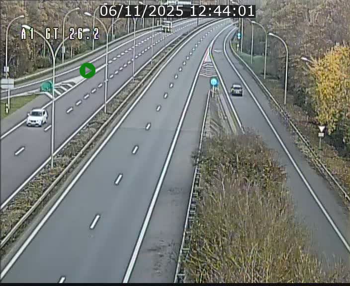 <h2>Traffic live webcam Luxembourg Grevenmacher - A1 direction Allemagne - BK 26.2</h2>