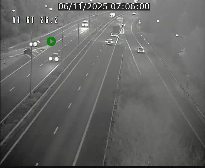 <h2>Traffic live webcam Luxembourg Grevenmacher - A1 direction Allemagne - BK 26.2</h2>