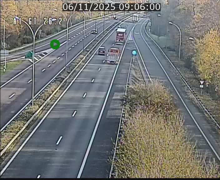 <h2>Traffic live webcam Luxembourg Grevenmacher - A1 direction Allemagne - BK 26.2</h2>