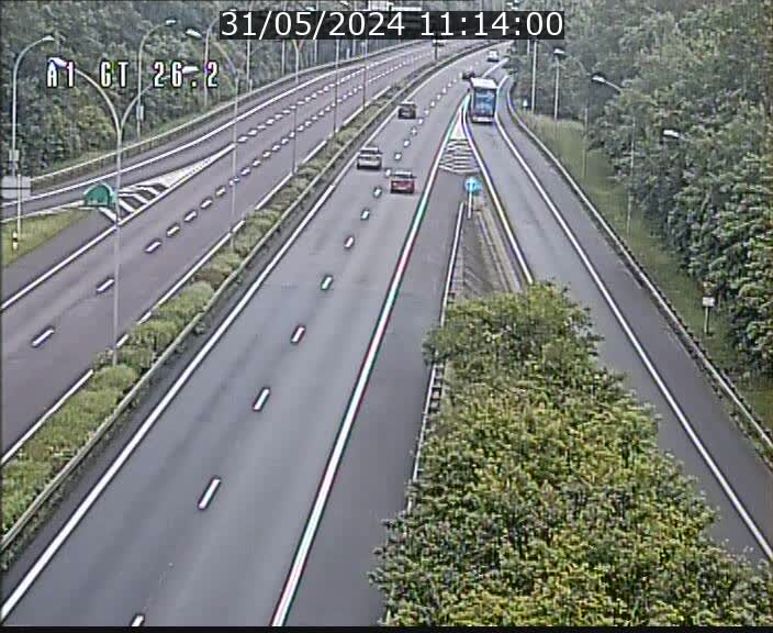 <h2>Traffic live webcam Luxembourg Grevenmacher - A1 direction Allemagne - BK 26.2</h2>