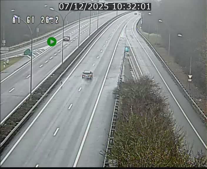 <h2>Traffic live webcam Luxembourg Grevenmacher - A1 direction Allemagne - BK 26.2</h2>