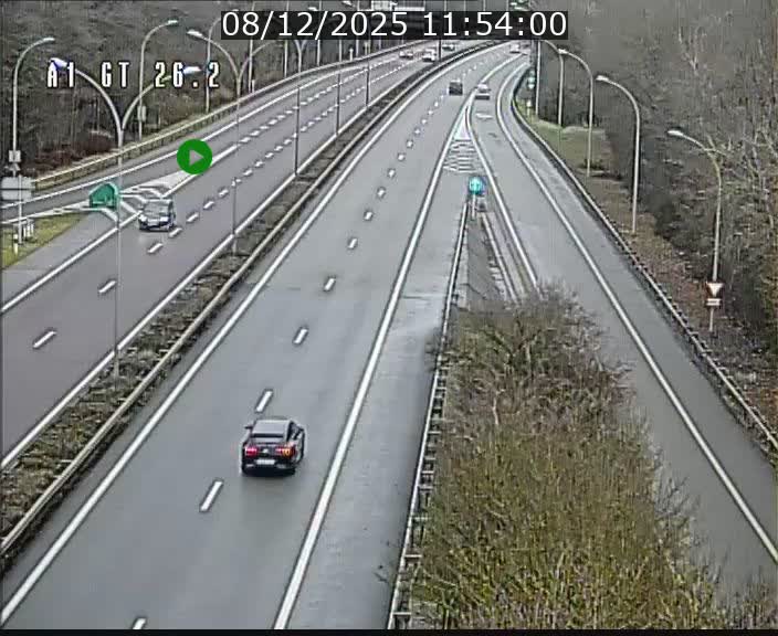 <h2>Traffic live webcam Luxembourg Grevenmacher - A1 direction Allemagne - BK 26.2</h2>