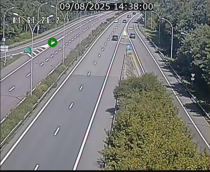 <h2>Traffic live webcam Luxembourg Grevenmacher - A1 direction Allemagne - BK 26.2</h2>
