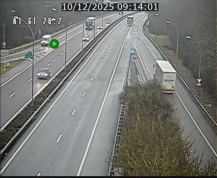 <h2>Traffic live webcam Luxembourg Grevenmacher - A1 direction Allemagne - BK 26.2</h2>