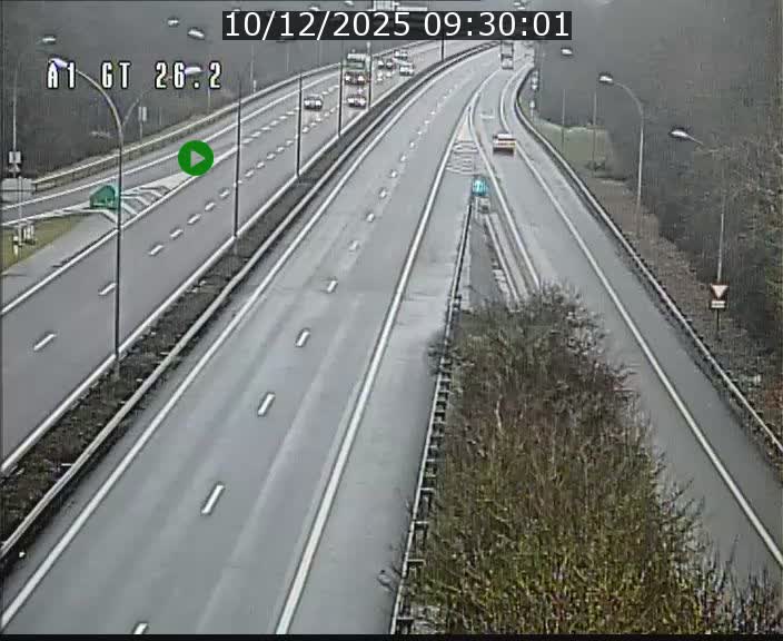 <h2>Traffic live webcam Luxembourg Grevenmacher - A1 direction Allemagne - BK 26.2</h2>