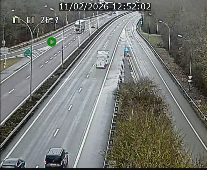 <h2>Traffic live webcam Luxembourg Grevenmacher - A1 direction Allemagne - BK 26.2</h2>
