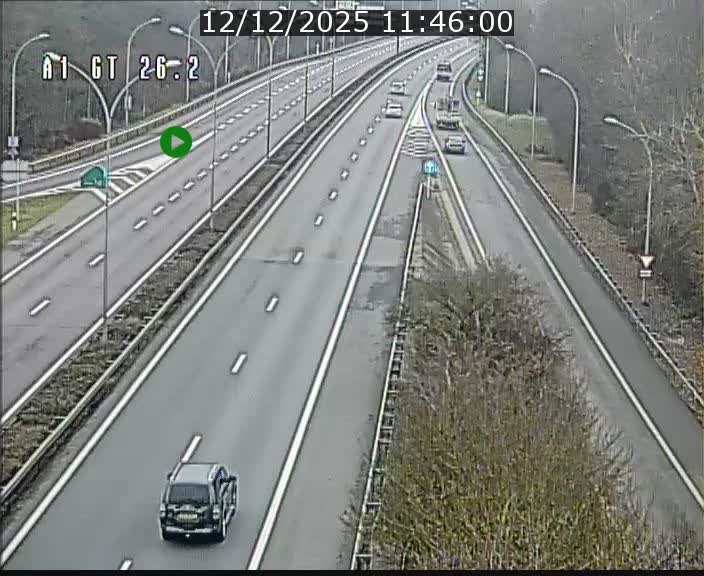<h2>Traffic live webcam Luxembourg Grevenmacher - A1 direction Allemagne - BK 26.2</h2>