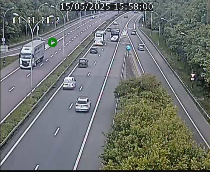 <h2>Traffic live webcam Luxembourg Grevenmacher - A1 direction Allemagne - BK 26.2</h2>