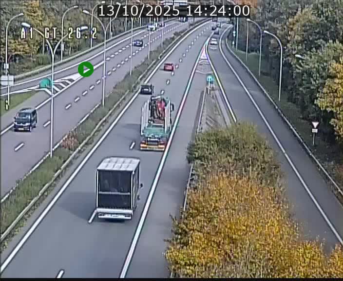 <h2>Traffic live webcam Luxembourg Grevenmacher - A1 direction Allemagne - BK 26.2</h2>