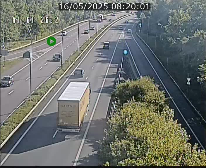 <h2>Traffic live webcam Luxembourg Grevenmacher - A1 direction Allemagne - BK 26.2</h2>