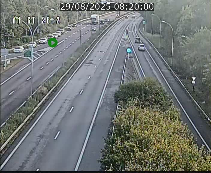 <h2>Traffic live webcam Luxembourg Grevenmacher - A1 direction Allemagne - BK 26.2</h2>