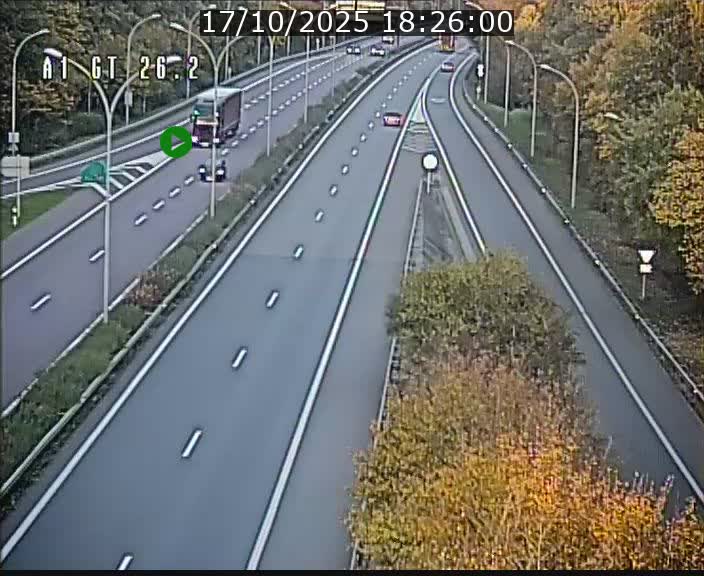 <h2>Traffic live webcam Luxembourg Grevenmacher - A1 direction Allemagne - BK 26.2</h2>