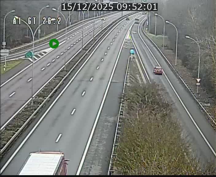 <h2>Traffic live webcam Luxembourg Grevenmacher - A1 direction Allemagne - BK 26.2</h2>