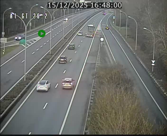 <h2>Traffic live webcam Luxembourg Grevenmacher - A1 direction Allemagne - BK 26.2</h2>