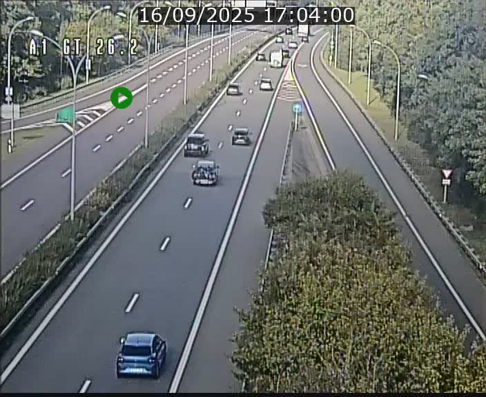 <h2>Traffic live webcam Luxembourg Grevenmacher - A1 direction Allemagne - BK 26.2</h2>