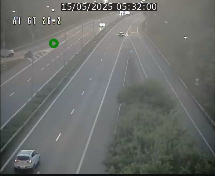 Traffic live webcam Luxembourg Grevenmacher - A1 direction Allemagne - BK 26.2