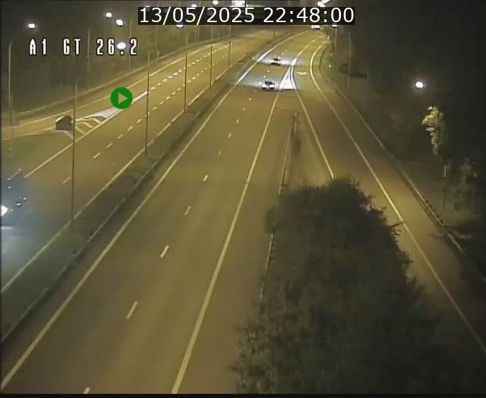 Traffic live webcam Luxembourg Grevenmacher - A1 direction Allemagne - BK 26.2