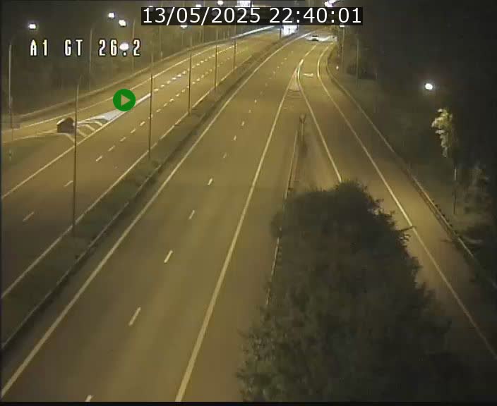 Traffic live webcam Luxembourg Grevenmacher - A1 direction Allemagne - BK 26.2