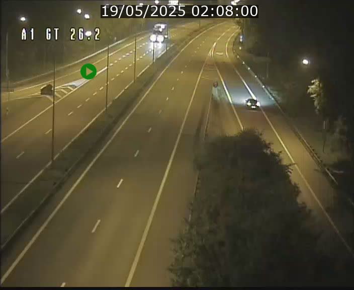 Traffic live webcam Luxembourg Grevenmacher - A1 direction Allemagne - BK 26.2