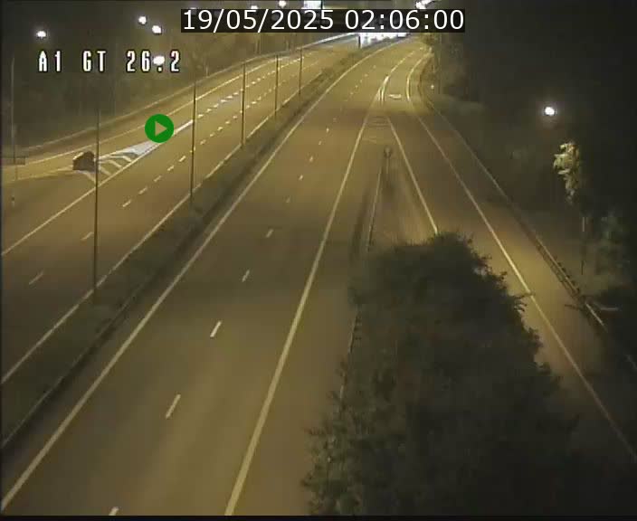 Traffic live webcam Luxembourg Grevenmacher - A1 direction Allemagne - BK 26.2
