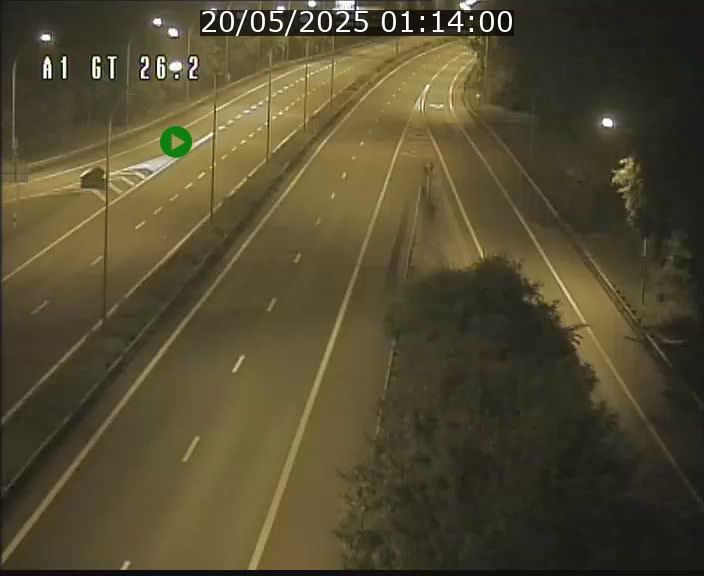 Traffic live webcam Luxembourg Grevenmacher - A1 direction Allemagne - BK 26.2