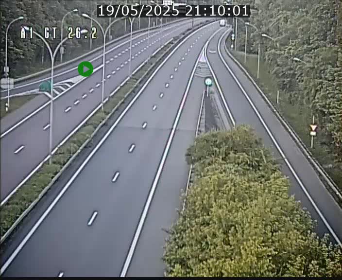 Traffic live webcam Luxembourg Grevenmacher - A1 direction Allemagne - BK 26.2