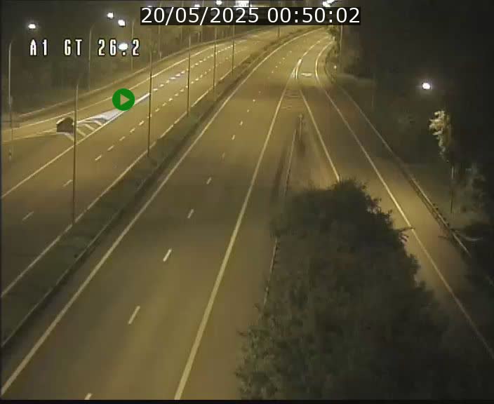 Traffic live webcam Luxembourg Grevenmacher - A1 direction Allemagne - BK 26.2