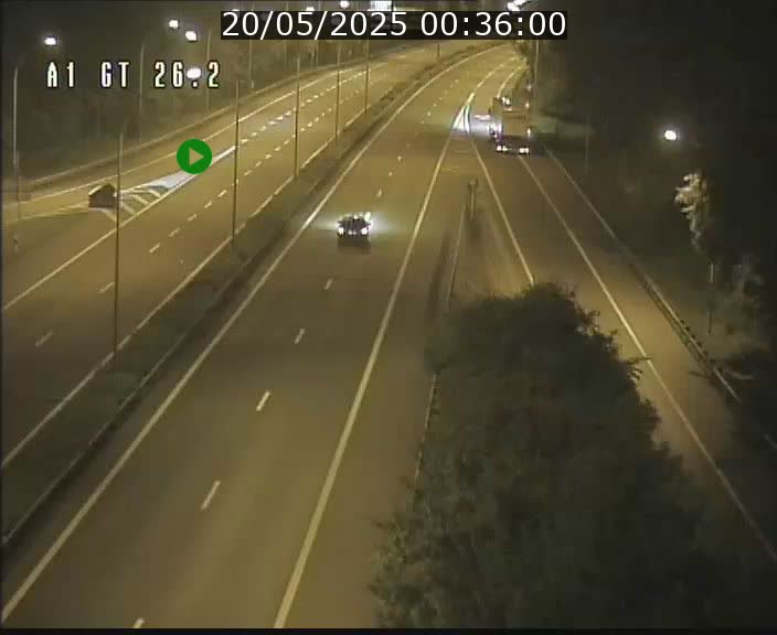 Traffic live webcam Luxembourg Grevenmacher - A1 direction Allemagne - BK 26.2