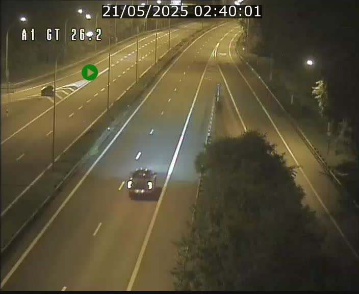 Traffic live webcam Luxembourg Grevenmacher - A1 direction Allemagne - BK 26.2