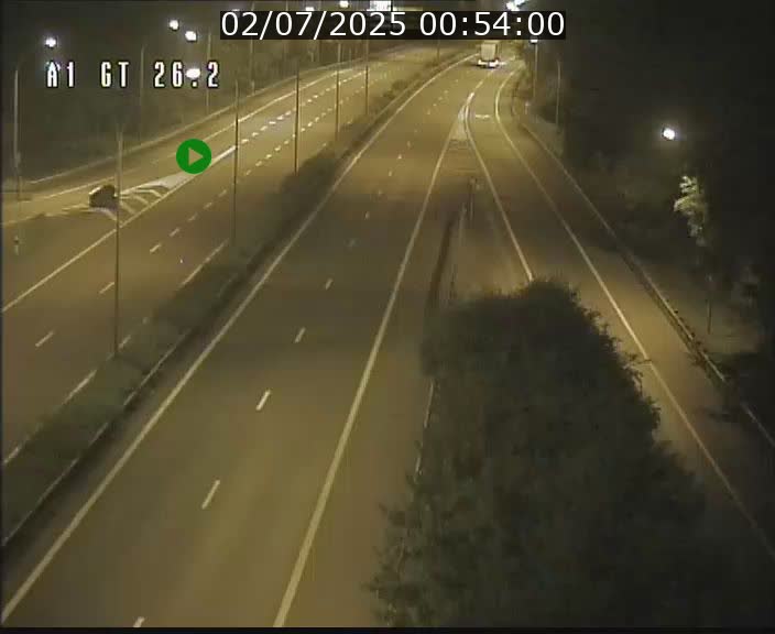 Traffic live webcam Luxembourg Grevenmacher - A1 direction Allemagne - BK 26.2
