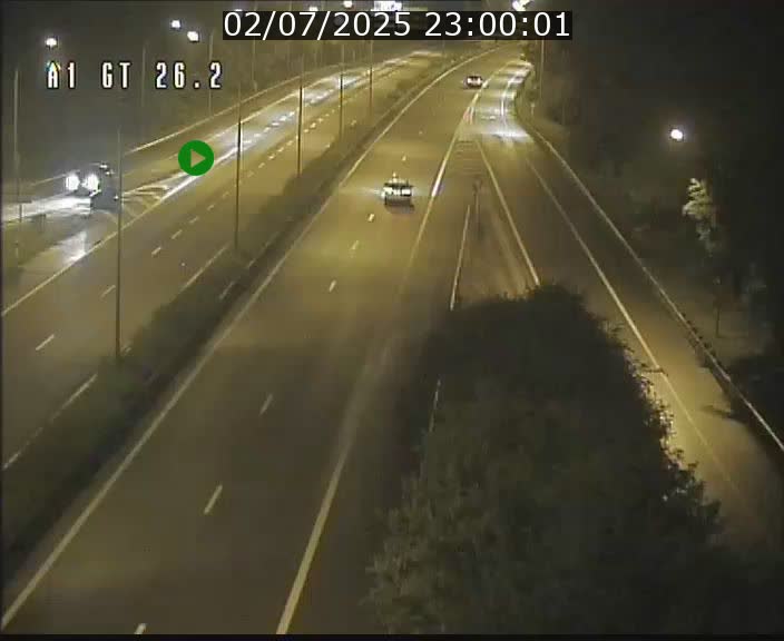 Traffic live webcam Luxembourg Grevenmacher - A1 direction Allemagne - BK 26.2