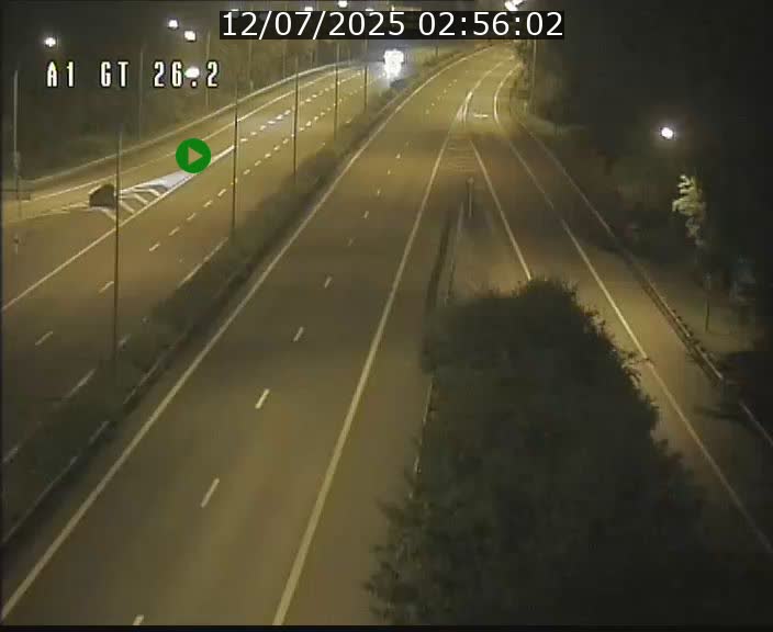 Traffic live webcam Luxembourg Grevenmacher - A1 direction Allemagne - BK 26.2